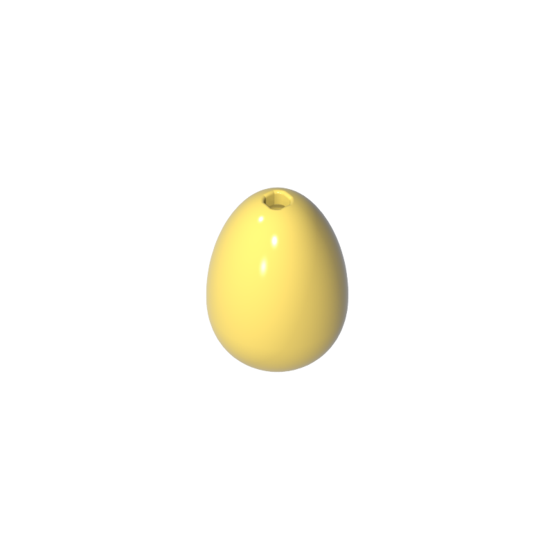 GDS-90071 - Food Egg with 1.5mm Hole [Plain]