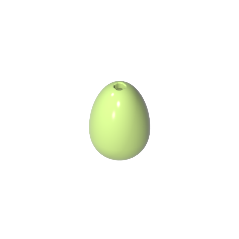 GDS-90071 - Food Egg with 1.5mm Hole [Plain]