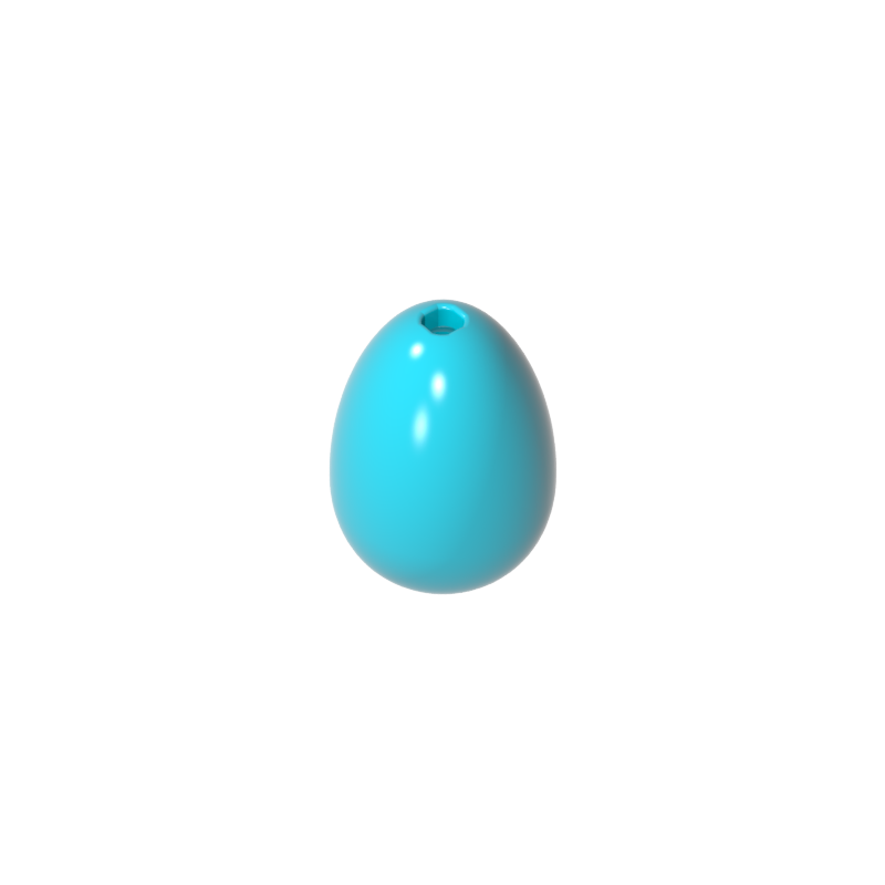 GDS-90071 - Food Egg with 1.5mm Hole [Plain]