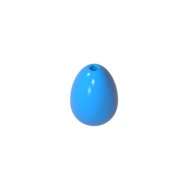 GDS-90071 - Food Egg with 1.5mm Hole [Plain]