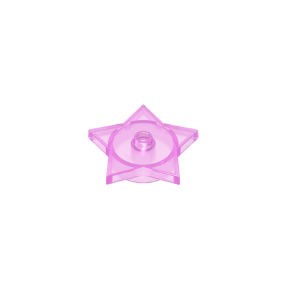 GDS-90072 - Plate Special 5-Point Star 4 x 4 2/3 with One Stud