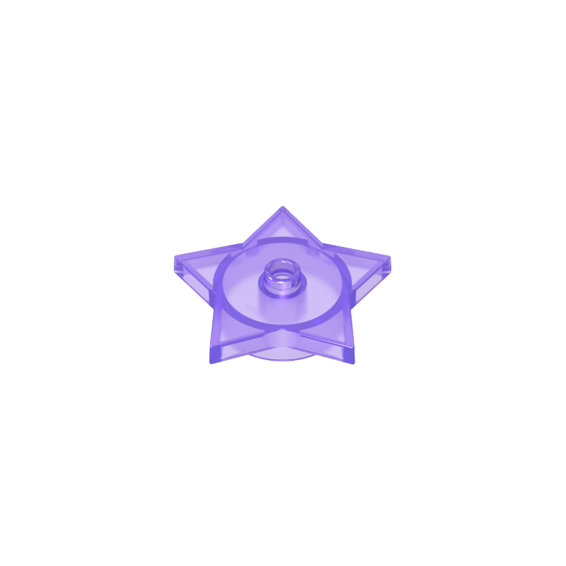 GDS-90072 - Plate Special 5-Point Star 4 x 4 2/3 with One Stud