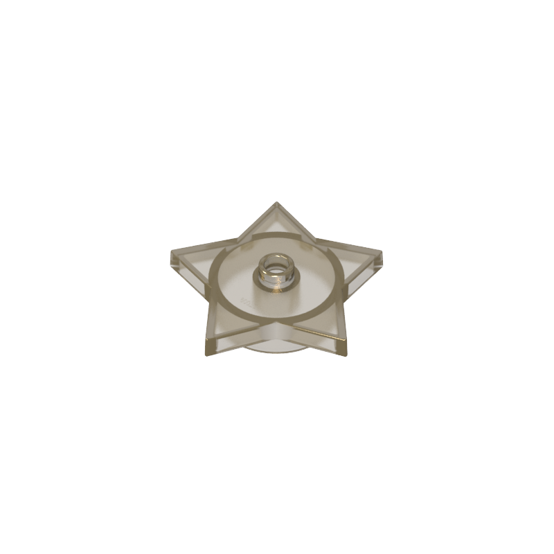 GDS-90072 - Plate Special 5-Point Star 4 x 4 2/3 with One Stud