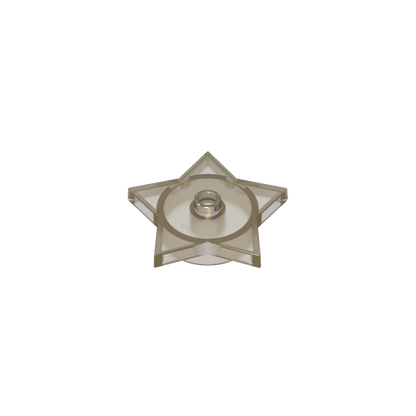 GDS-90072 - Plate Special 5-Point Star 4 x 4 2/3 with One Stud