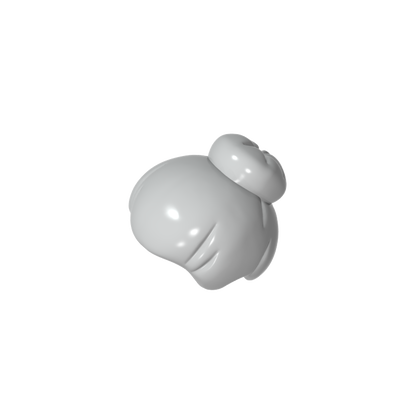GDS-90110 - Minifig Hair with Top Knot Bun