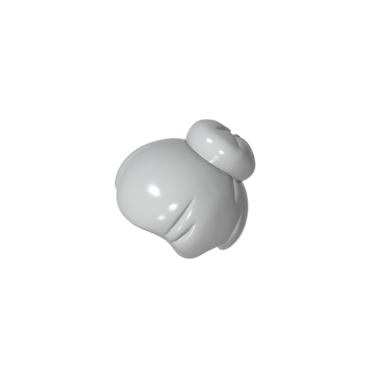 GDS-90110 - Minifig Hair with Top Knot Bun