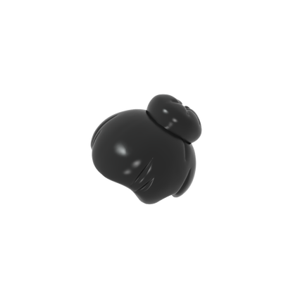 GDS-90110 - Minifig Hair with Top Knot Bun