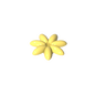 GDS-90121 - Plant, Outdoor Accessory Kit, Flower with 7 Thin Petals and Pin