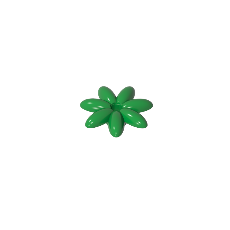 GDS-90121 - Plant, Outdoor Accessory Kit, Flower with 7 Thin Petals and Pin