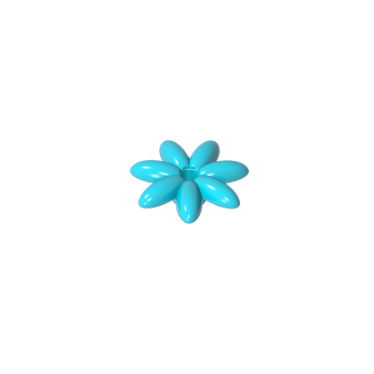 GDS-90121 - Plant, Outdoor Accessory Kit, Flower with 7 Thin Petals and Pin