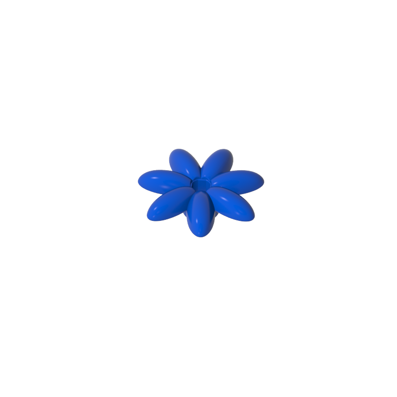 GDS-90121 - Plant, Outdoor Accessory Kit, Flower with 7 Thin Petals and Pin