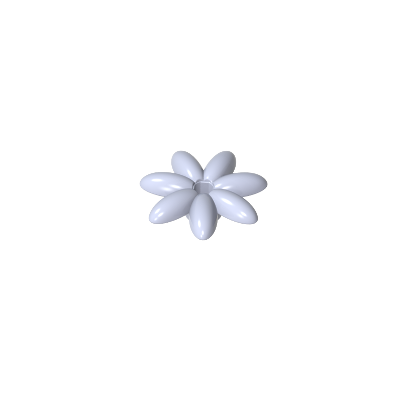GDS-90121 - Plant, Outdoor Accessory Kit, Flower with 7 Thin Petals and Pin