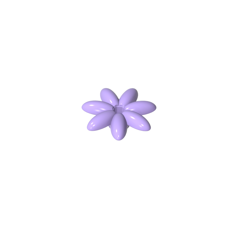 GDS-90121 - Plant, Outdoor Accessory Kit, Flower with 7 Thin Petals and Pin