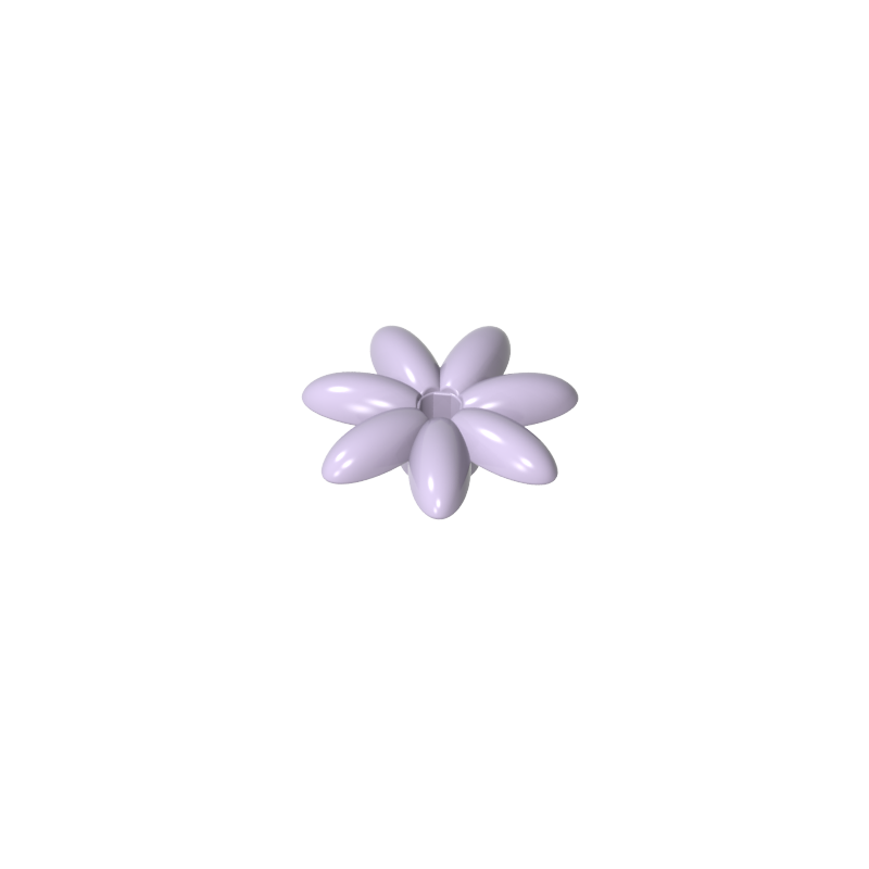 GDS-90121 - Plant, Outdoor Accessory Kit, Flower with 7 Thin Petals and Pin