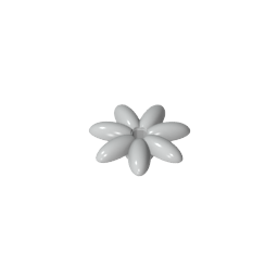 GDS-90121 - Plant, Outdoor Accessory Kit, Flower with 7 Thin Petals and Pin
