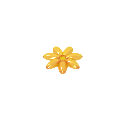 GDS-90121 - Plant, Outdoor Accessory Kit, Flower with 7 Thin Petals and Pin