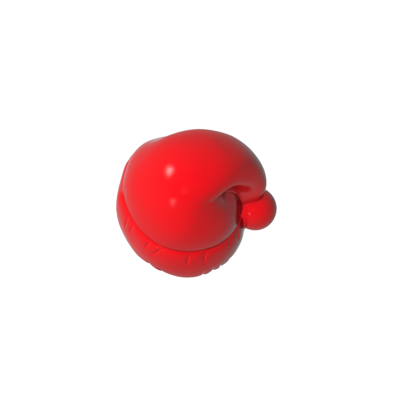 GDS-90142 - Minifig Santa Hat [Plain]