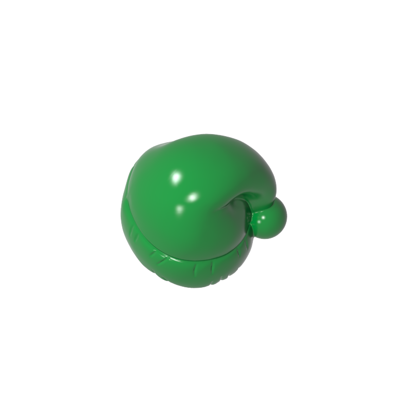 GDS-90142 - Minifig Santa Hat [Plain]