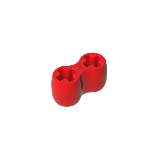 GDS-90161 - Technic Axle Connector Double Flexible [Rubber]