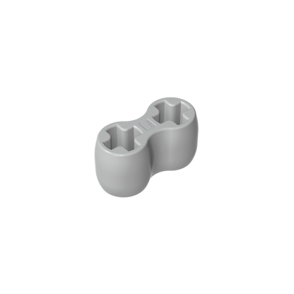 GDS-90161 - Technic Axle Connector Double Flexible [Rubber]