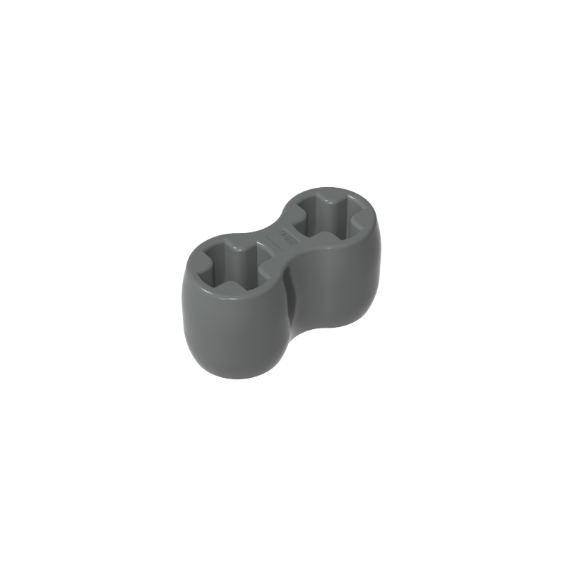 GDS-90161 - Technic Axle Connector Double Flexible [Rubber]
