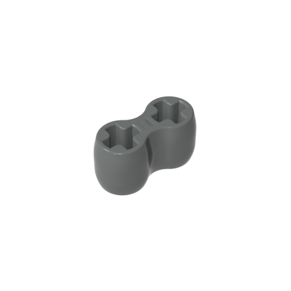 GDS-90161 - Technic Axle Connector Double Flexible [Rubber]