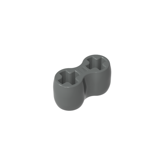 GDS-90161 - Technic Axle Connector Double Flexible [Rubber]