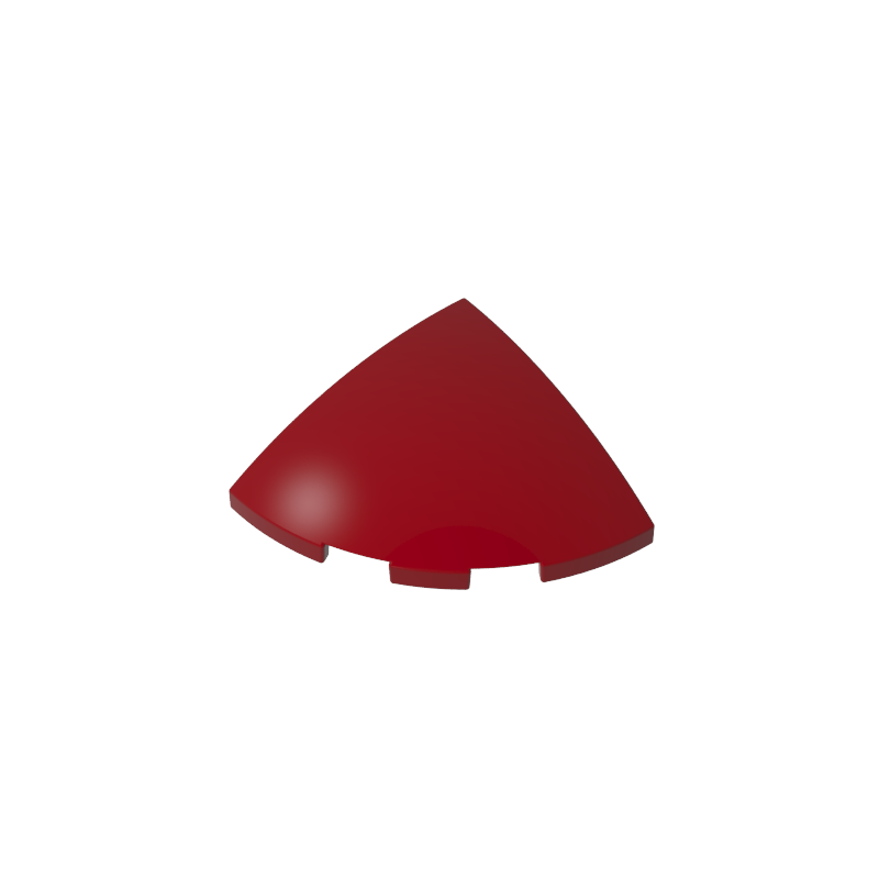 GDS-90162 - Brick Round Corner, Curved 3 x 3 x 1 Quarter Circle