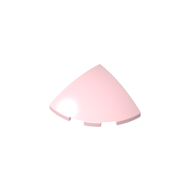 GDS-90162 - Brick Round Corner, Curved 3 x 3 x 1 Quarter Circle