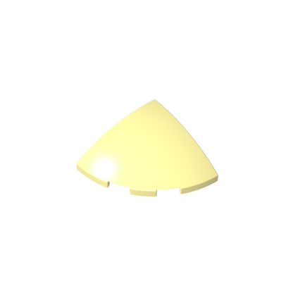 GDS-90162 - Brick Round Corner, Curved 3 x 3 x 1 Quarter Circle