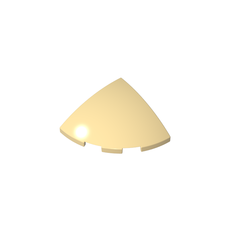 GDS-90162 - Brick Round Corner, Curved 3 x 3 x 1 Quarter Circle
