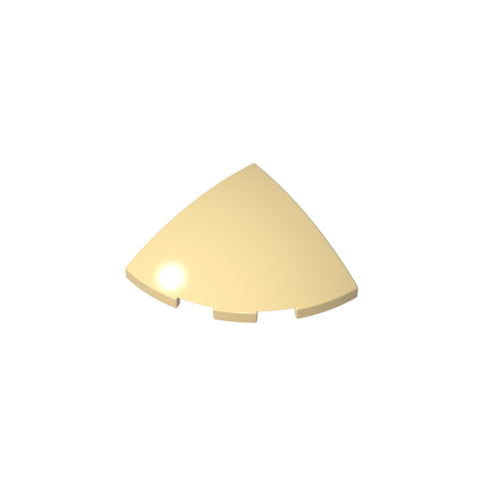 GDS-90162 - Brick Round Corner, Curved 3 x 3 x 1 Quarter Circle