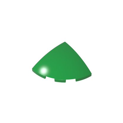 GDS-90162 - Brick Round Corner, Curved 3 x 3 x 1 Quarter Circle