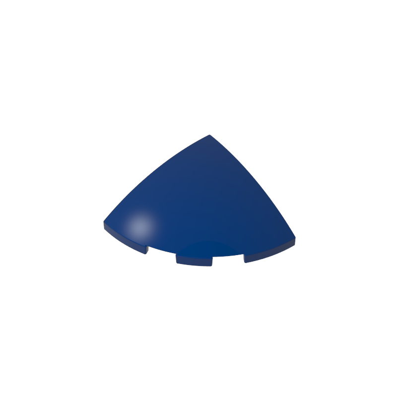 GDS-90162 - Brick Round Corner, Curved 3 x 3 x 1 Quarter Circle