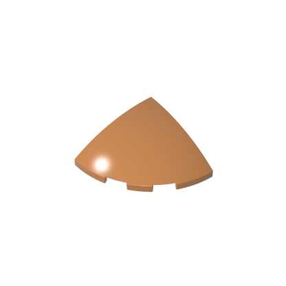 GDS-90162 - Brick Round Corner, Curved 3 x 3 x 1 Quarter Circle
