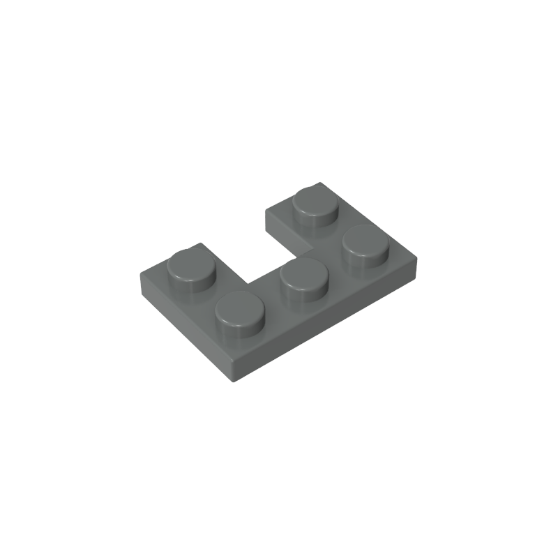 GDS-90178 - Plate 2 x 3 with 1 x 1 Cutout