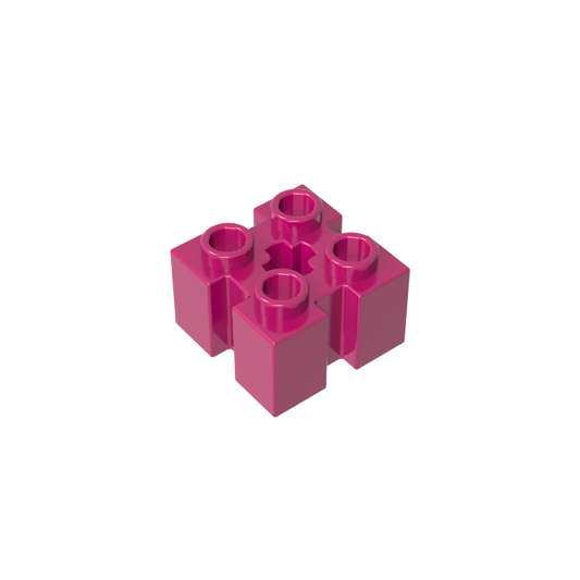 GDS-90179 - Brick Special 2 x 2 with Grooves and Axle Hole