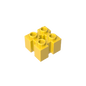 GDS-90179 - Brick Special 2 x 2 with Grooves and Axle Hole