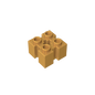 GDS-90179 - Brick Special 2 x 2 with Grooves and Axle Hole