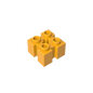 GDS-90179 - Brick Special 2 x 2 with Grooves and Axle Hole