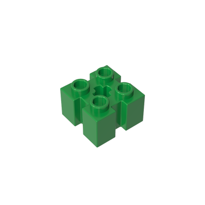 GDS-90179 - Brick Special 2 x 2 with Grooves and Axle Hole