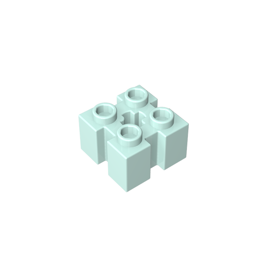 GDS-90179 - Brick Special 2 x 2 with Grooves and Axle Hole