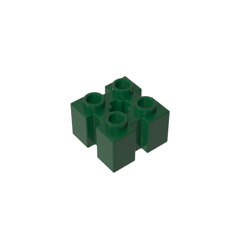 GDS-90179 - Brick Special 2 x 2 with Grooves and Axle Hole
