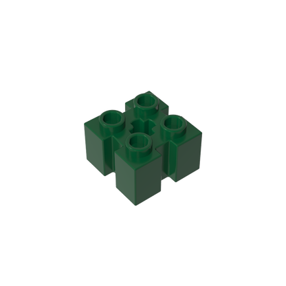 GDS-90179 - Brick Special 2 x 2 with Grooves and Axle Hole