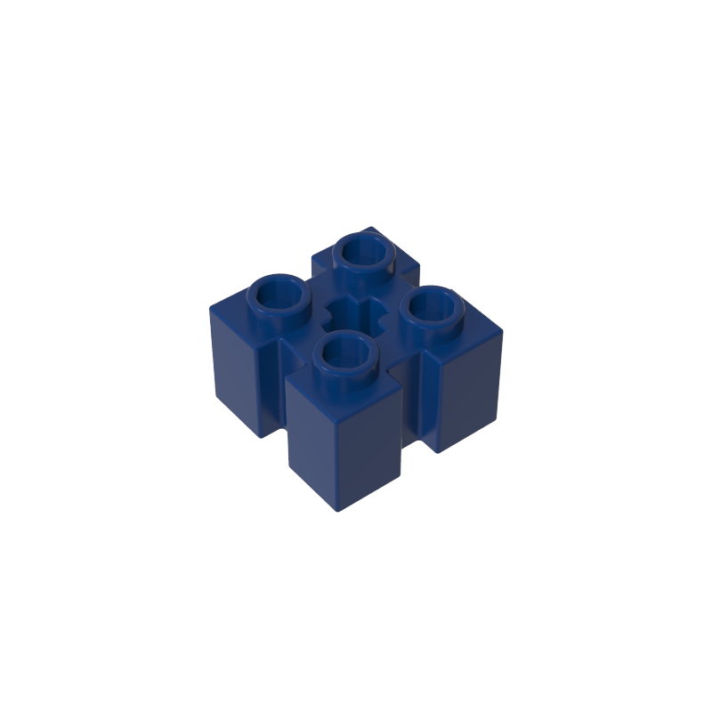 GDS-90179 - Brick Special 2 x 2 with Grooves and Axle Hole