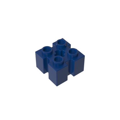 GDS-90179 - Brick Special 2 x 2 with Grooves and Axle Hole