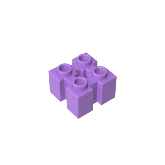 GDS-90179 - Brick Special 2 x 2 with Grooves and Axle Hole