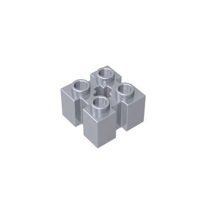 GDS-90179 - Brick Special 2 x 2 with Grooves and Axle Hole