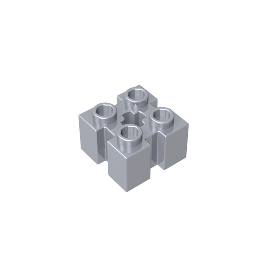 GDS-90179 - Brick Special 2 x 2 with Grooves and Axle Hole