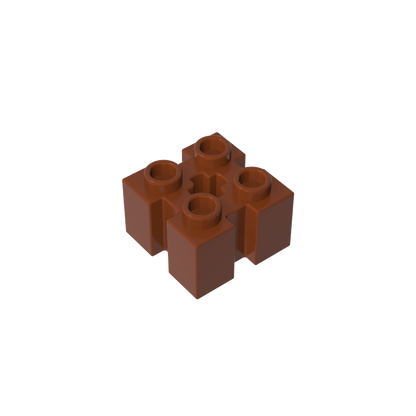 GDS-90179 - Brick Special 2 x 2 with Grooves and Axle Hole